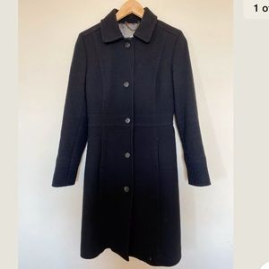 J. Crew Lady Day Coat double-cloth Black Size 2
